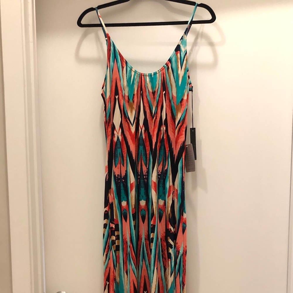 NWT Felicity & Coco Maxi Dress Colorful Pattern
